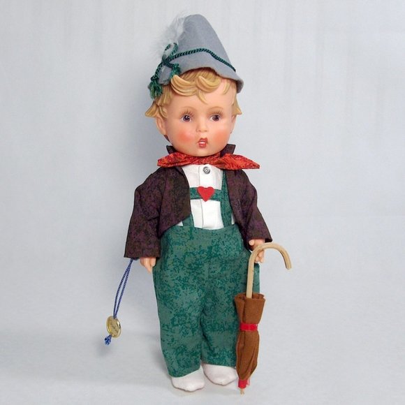 Goebel Rubber Dolls 2 German Dolls Boys Lot of 2 - Picture 2 of 11